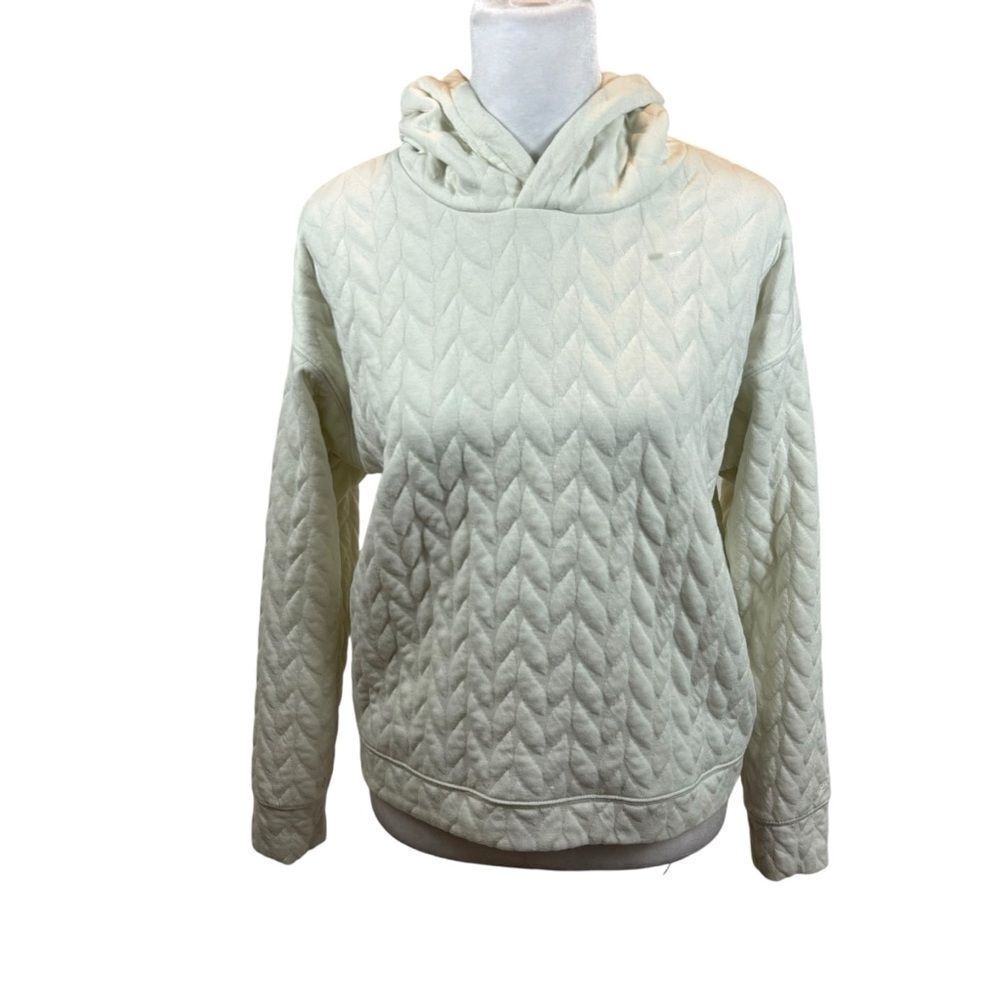 Girls DSG Cable Jacquard Hoodie Ivory Color Size‎ XL